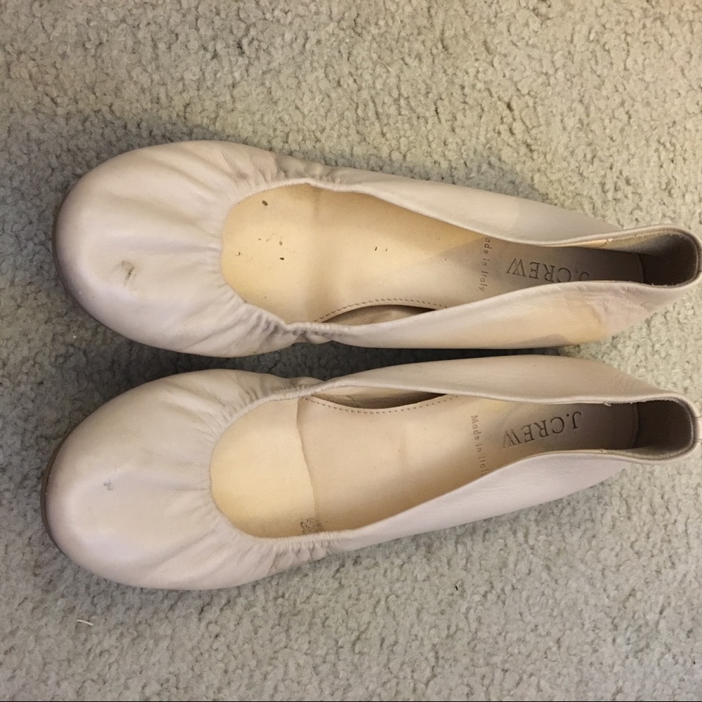 J. Crew Cece leather ballet flats